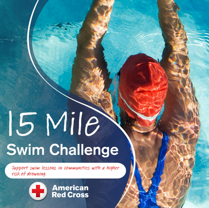 15 Mile Swim Challenge - Support swim lessons in communities with a higher risk of drowning