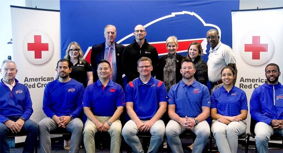 The Buffalo Bills athletic training and medical staff