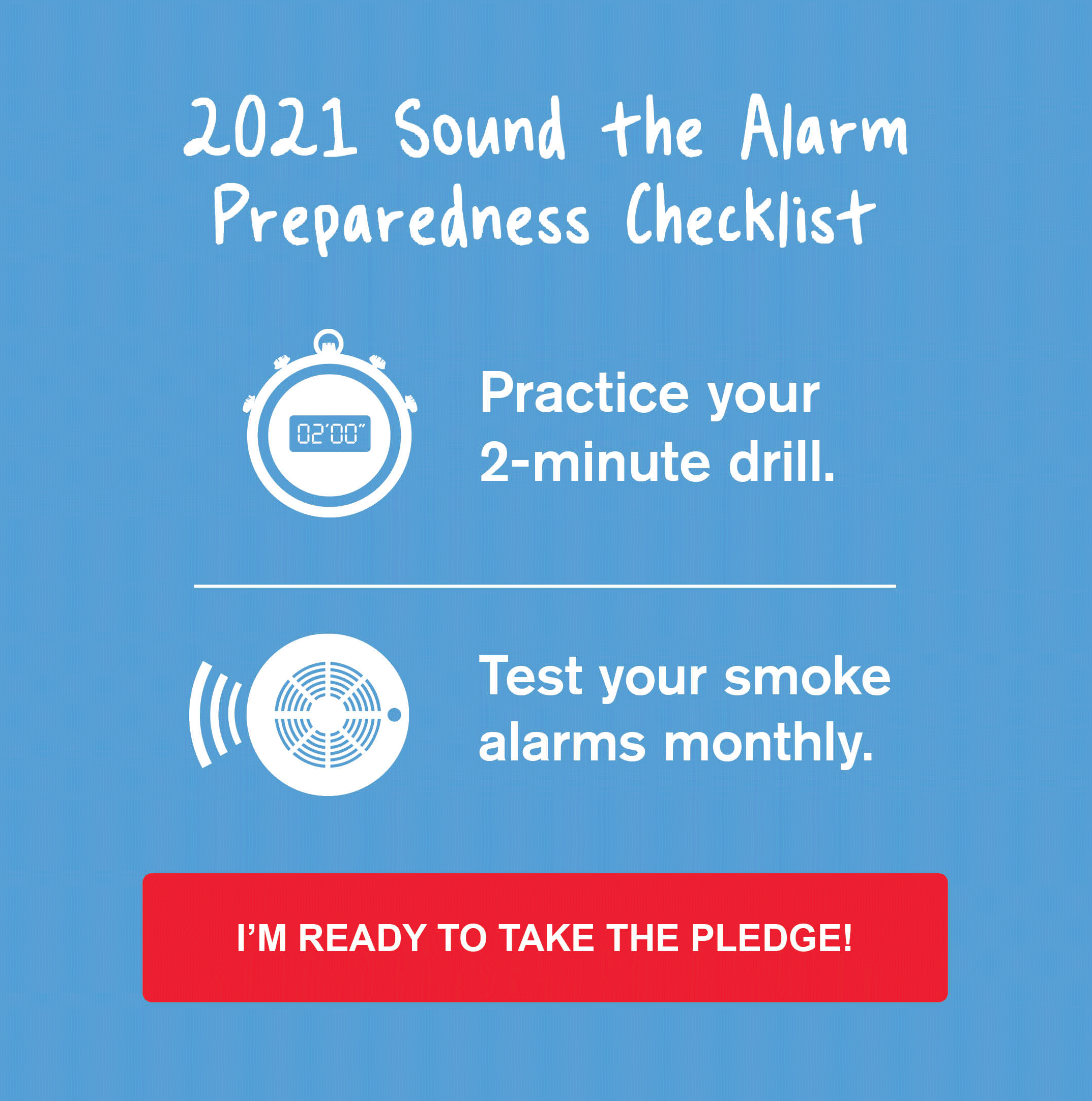 2021 Sound the Alarm Preparedness Checklist