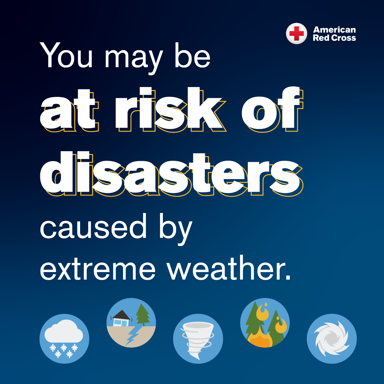 You may be at risk of disasters caused by extreme weather