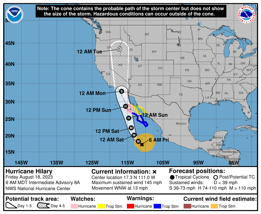 Hurricane Hilary Heads Toward Southern California — Get Ready Now
