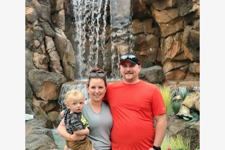 Hannah Gonterman is now in good health and enjoys spending time with her family. (L-R Jennson Leak, Hannah Gonterman and Jayson Leak)