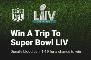 Aim for the Super Bowl: Give blood or platelets to the Red Cross