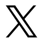X logo icon.