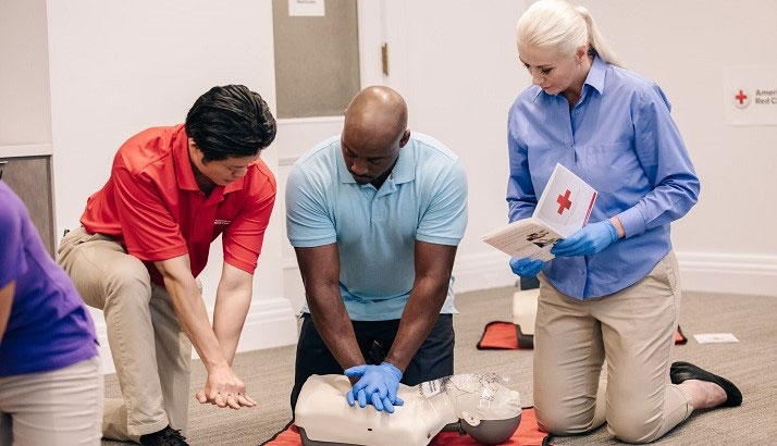 red cross cpr trainers.