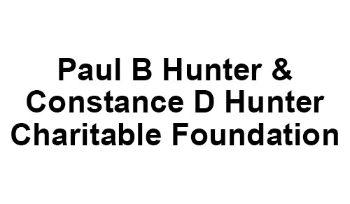 Paul B and Constance D Hunter Charitable Foundation wordmark