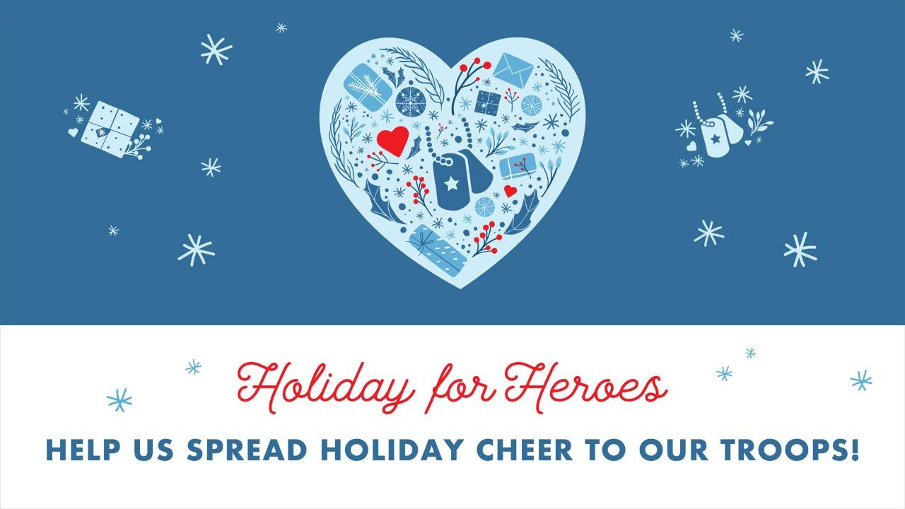 holiday for heroes graphic