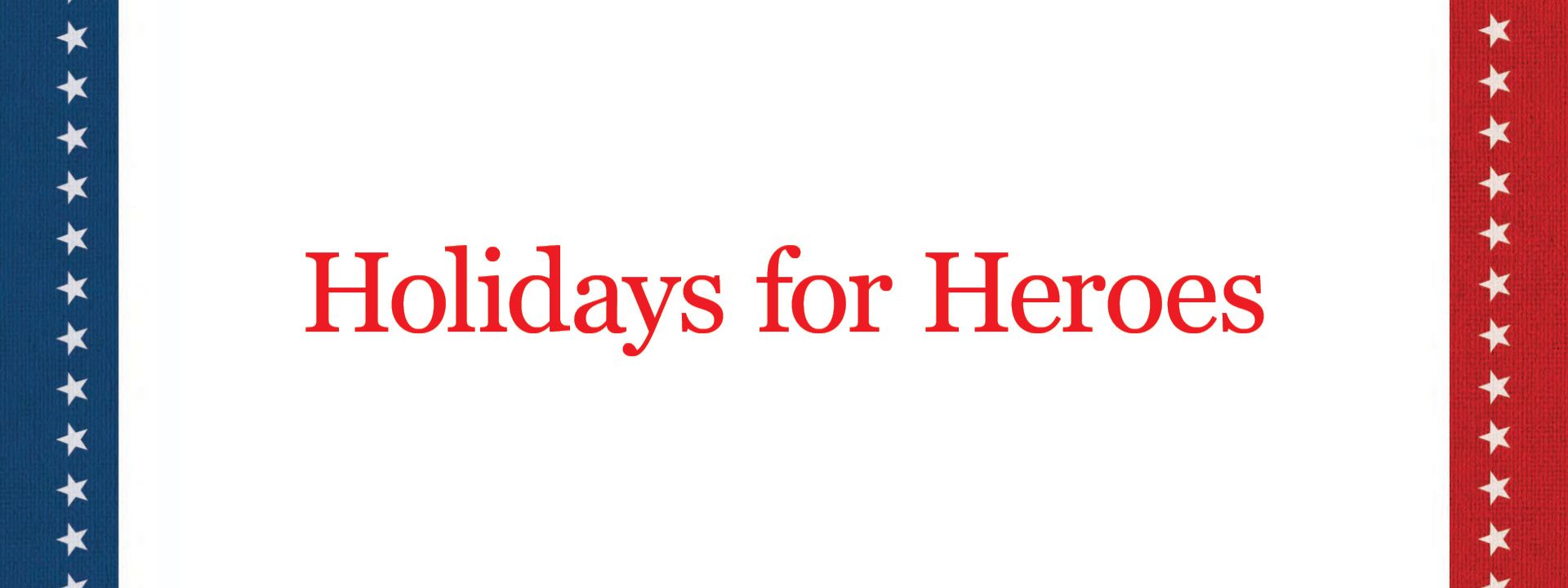 holiday for heroes graphic