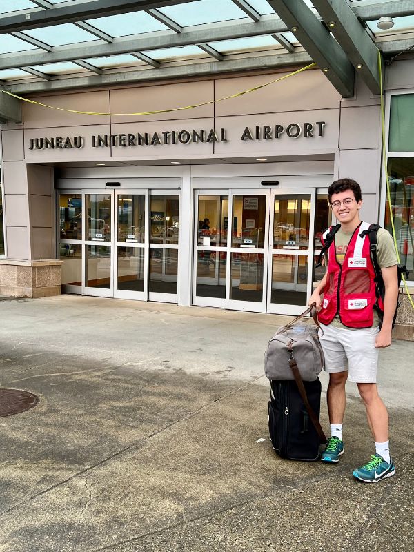 Mark Keplinger at juneau airport