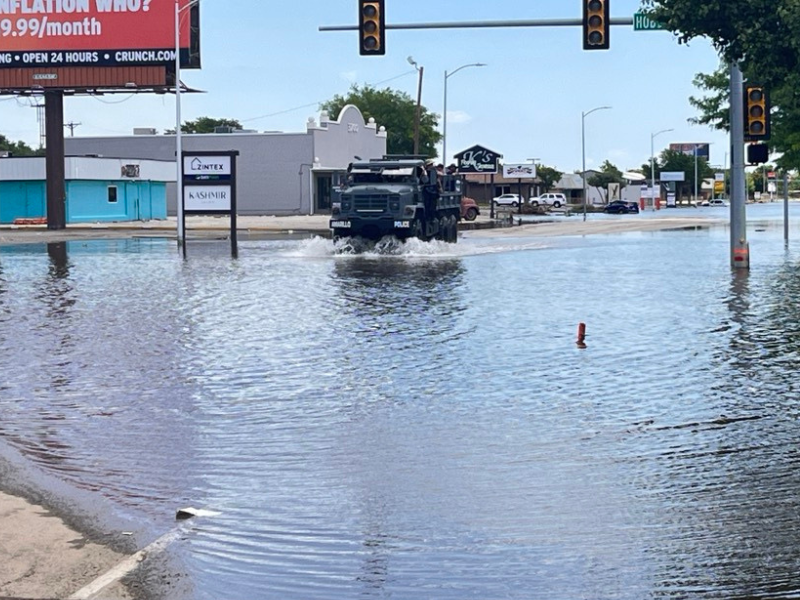 Amarillo Residents Find Refuge in Red Cross Shelter After Flooding