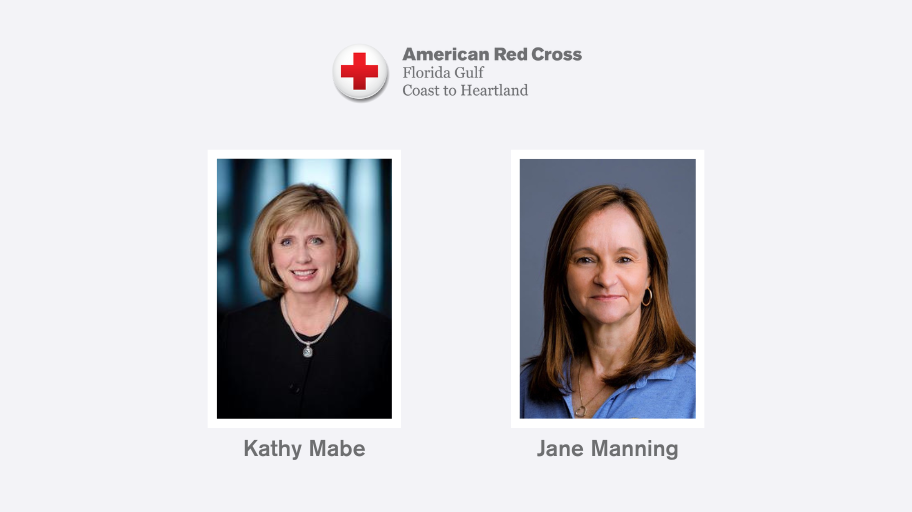 Katherine Mabe and Jane Manning | Press Release | American Red Cross