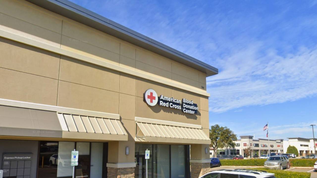 signage of blood center in plano, tx