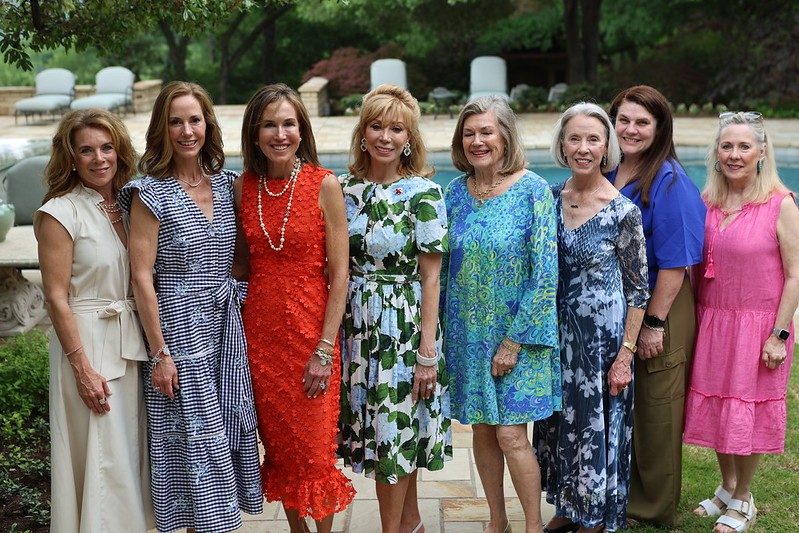 Group pic of Tiffany Circle members at Fort Worth Reception 2024.