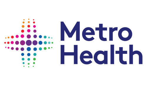 Metro Health logo.