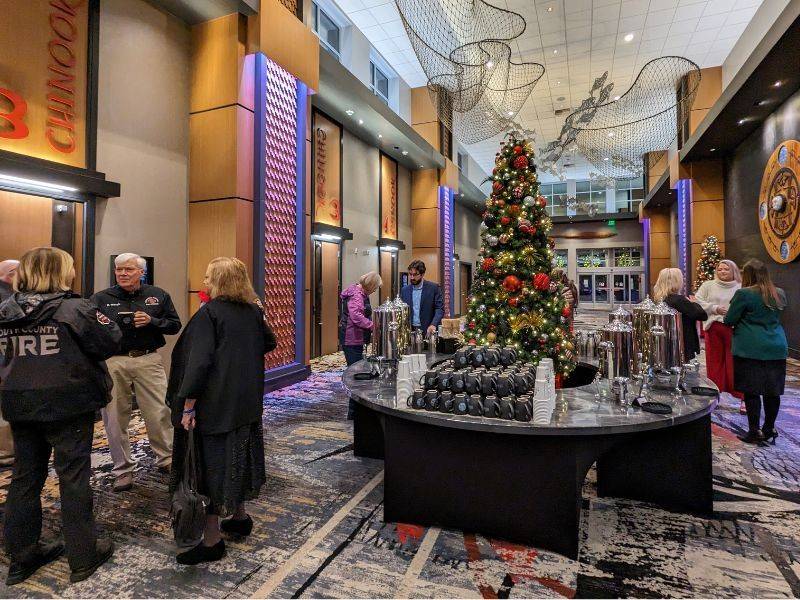 lobby area of heroes breakfast