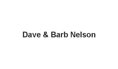 Dave & Barb Nelson name