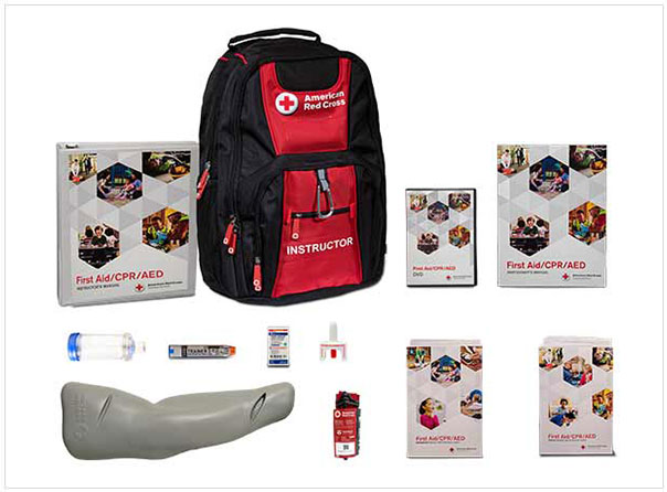 First Aid/CPR/AED Deluxe Instructor Kit with Skill Boost Training Supplies