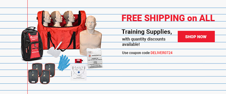 FREE SHIPPING on ALL Training Supplies, with quantity discounts available! Use coupon code DELIVER0724 at checkout! Shop Now >