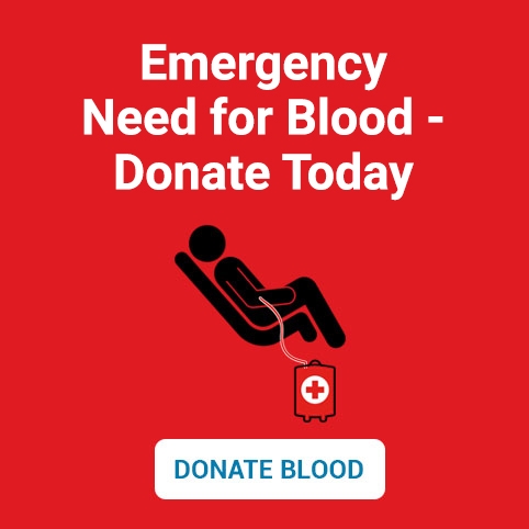 emergency need for blood - donate today