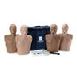 Prestan Diverse Skin-Tone Adult Manikins with CPR Monitors (4-Pack).