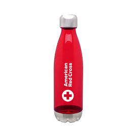 H2go Impact 25 Oz Bpa Free Water Bottle Red Cross Store